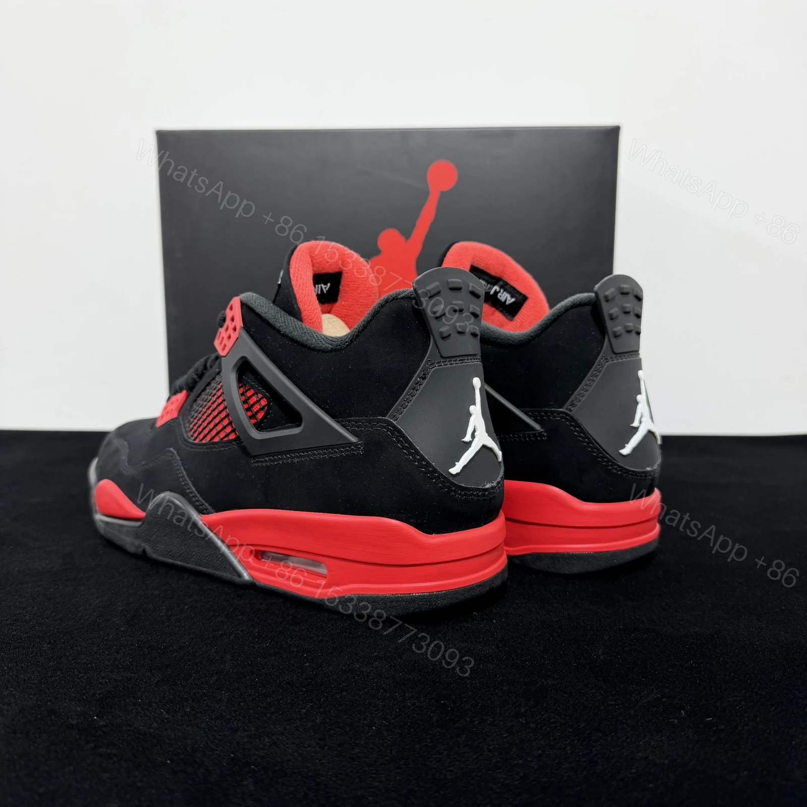 View 5 of Air Jordan 4 Retro Red Thunder Reps