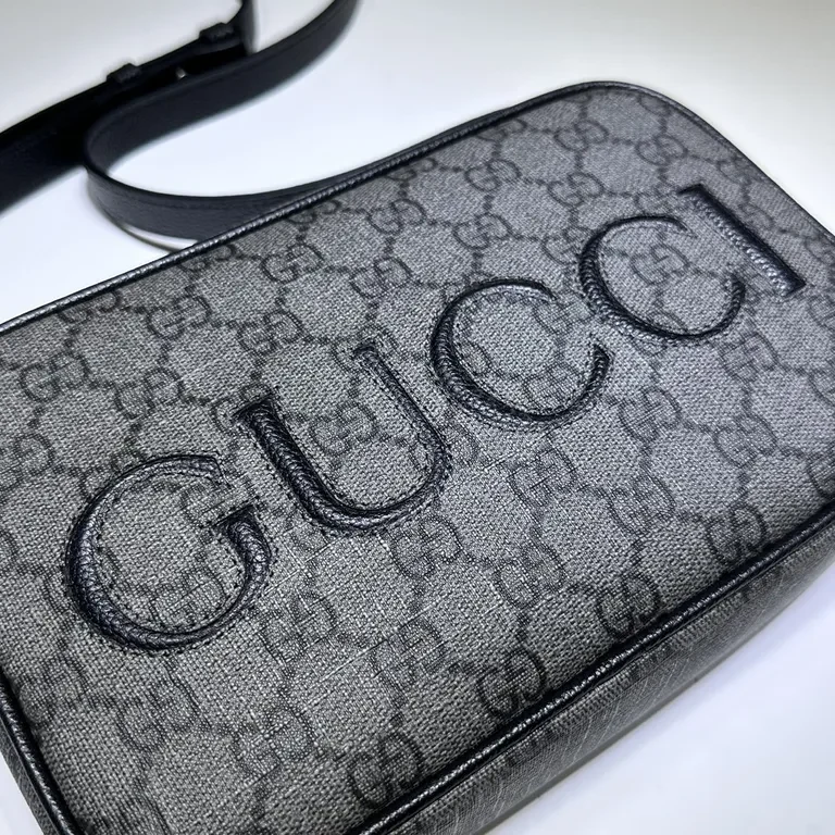 View 6 of Black Canvas G Crossbody: Structured Signature Bag