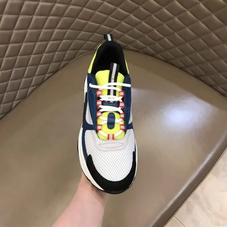 View 4 of B22 SNEAKER TECHNICAL MESH WITH AND CALFSKIN – CD102