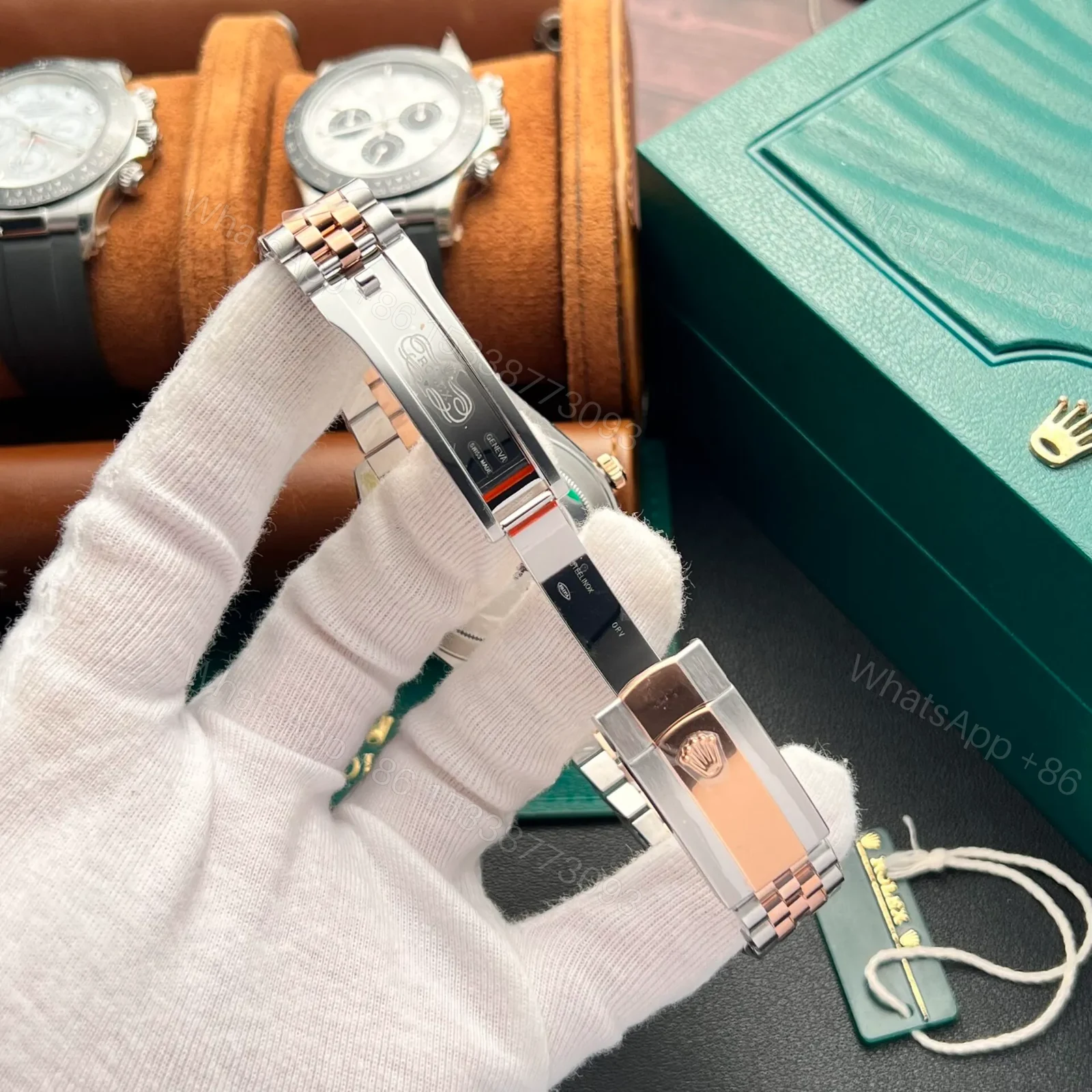 View 6 of Rolex Datejust Chocolate Dial 126331 Jubilee 41 mm