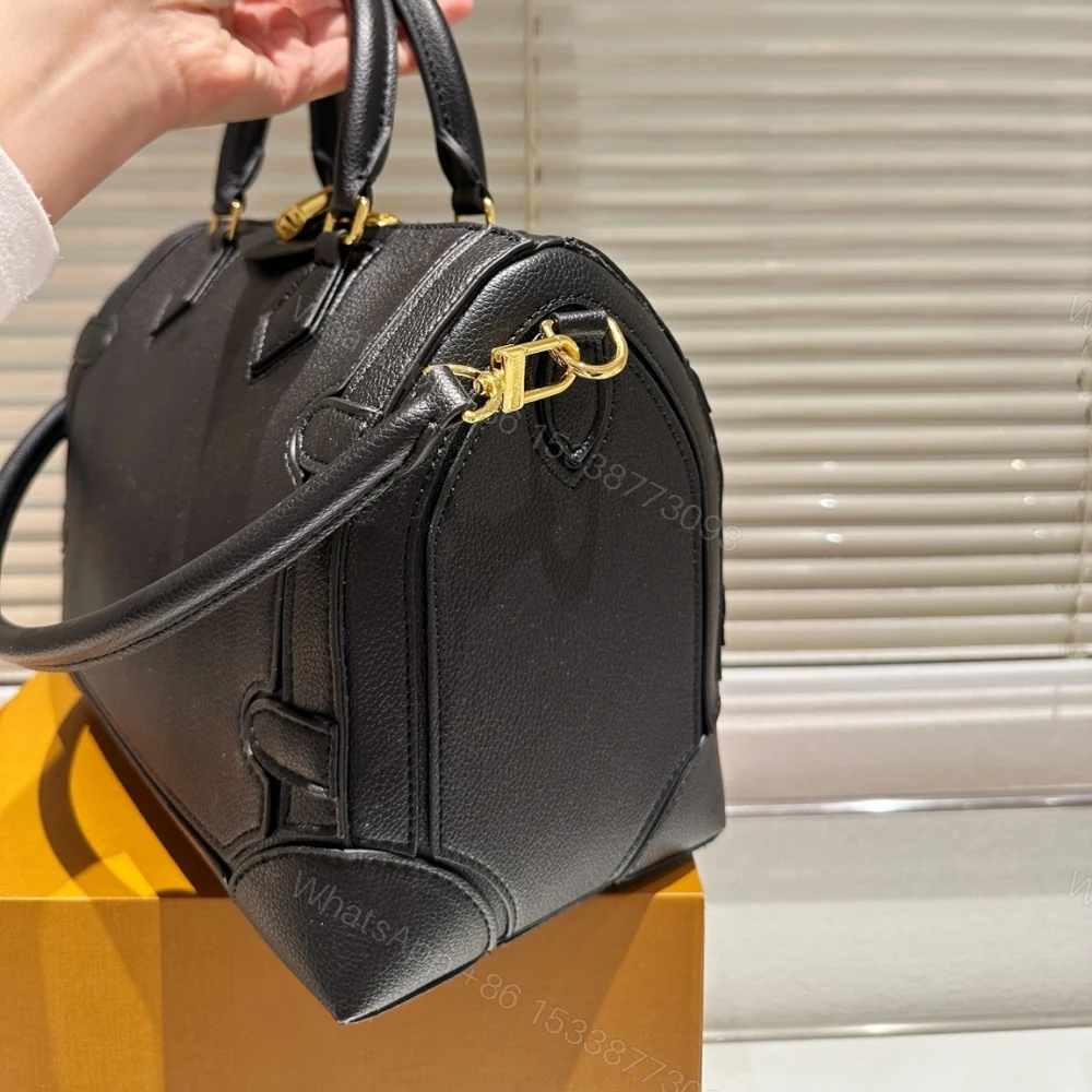 View 5 of Louis Vuitton Speedy 25 Silhouette Bag Black 27Cm