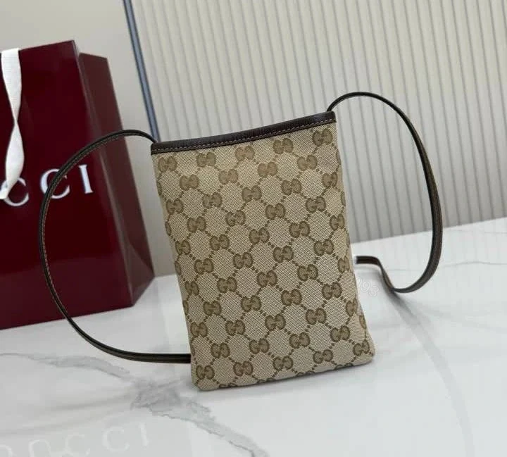 View 5 of Gucci Replica Mini GG Canvas Crossbody Bag 875806