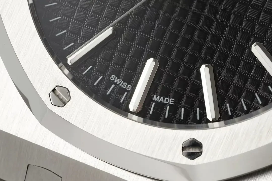View 8 of Audemars Piguet Royal Oak 15300 Stainless Steel Black Dial 15300ST.OO.1220ST.03