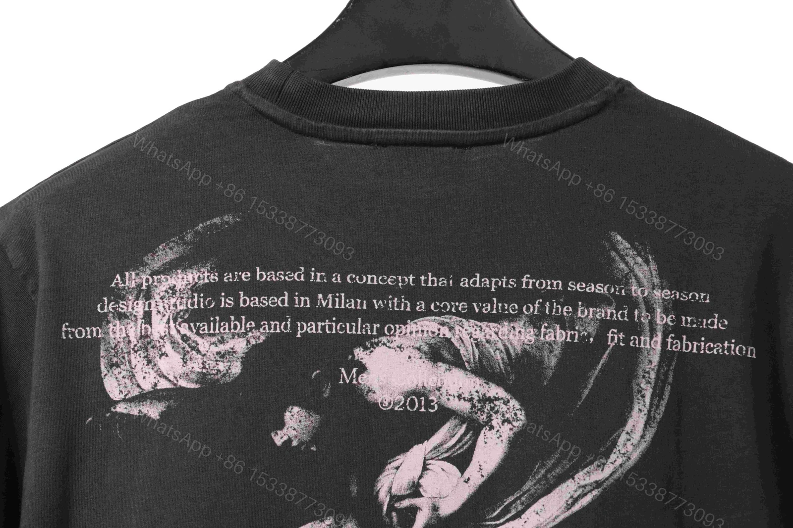 View 6 of Off White Matthew Skate Logo Print T-Shirt