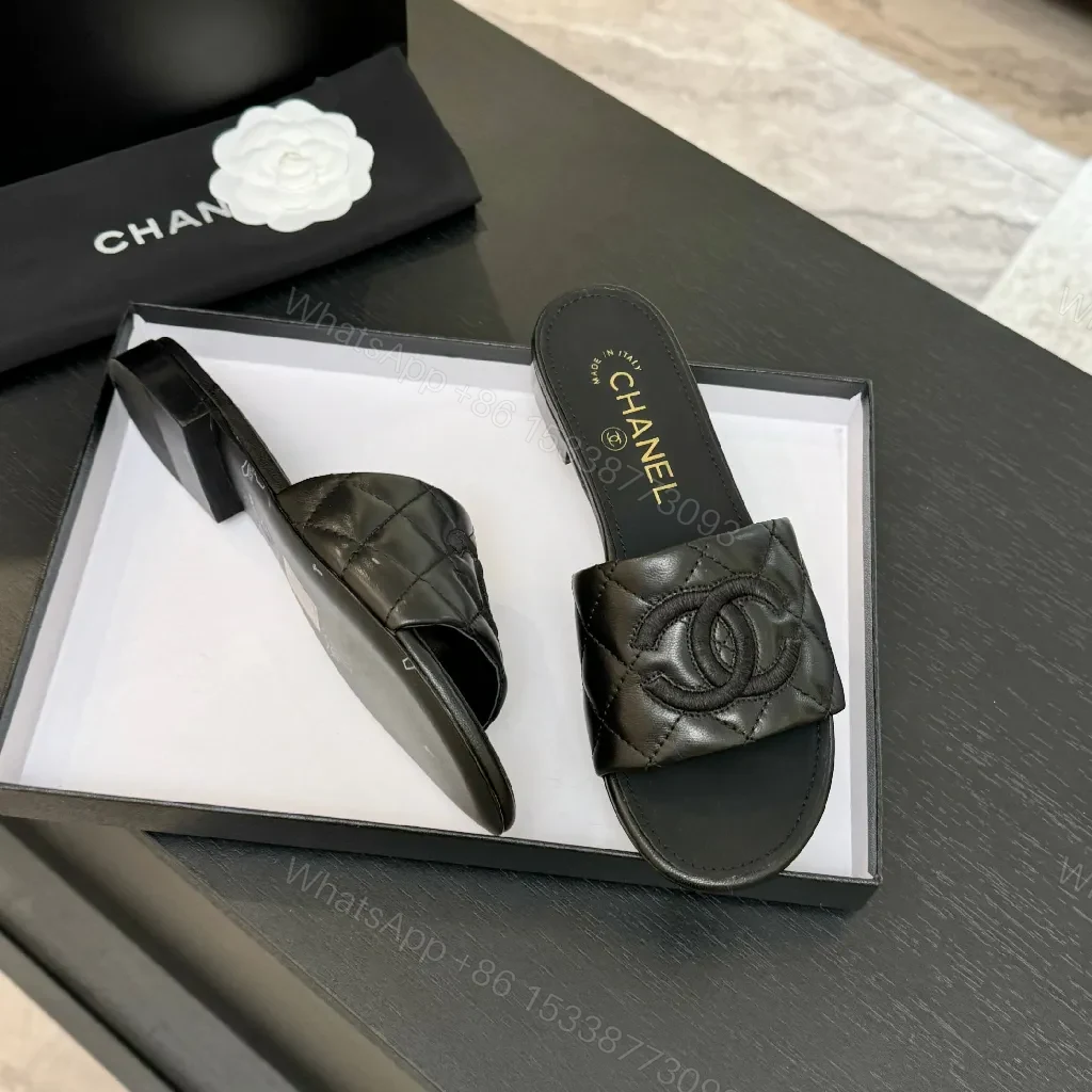 View 3 of Quilted Leather Slide: Subtle Luxury, All-Day Comfort