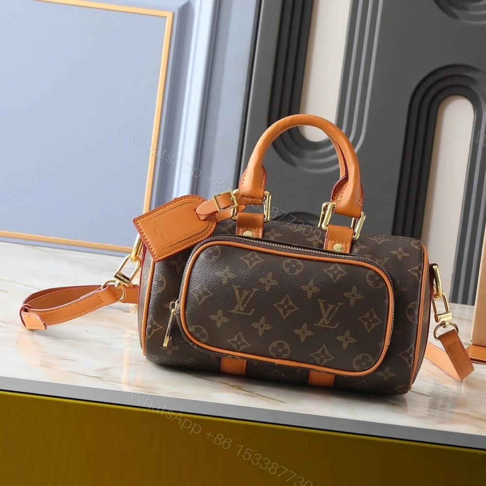View 2 of Louis Vuitton Keepall Cargo Bag 25 Brown 25Cm M14981
