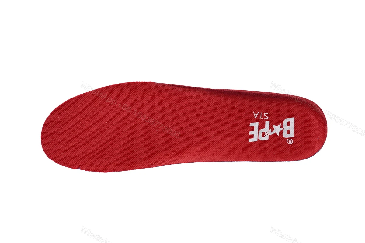 View 9 of Cheap Fake BapeSta Low White Red Border 1J30-291-017