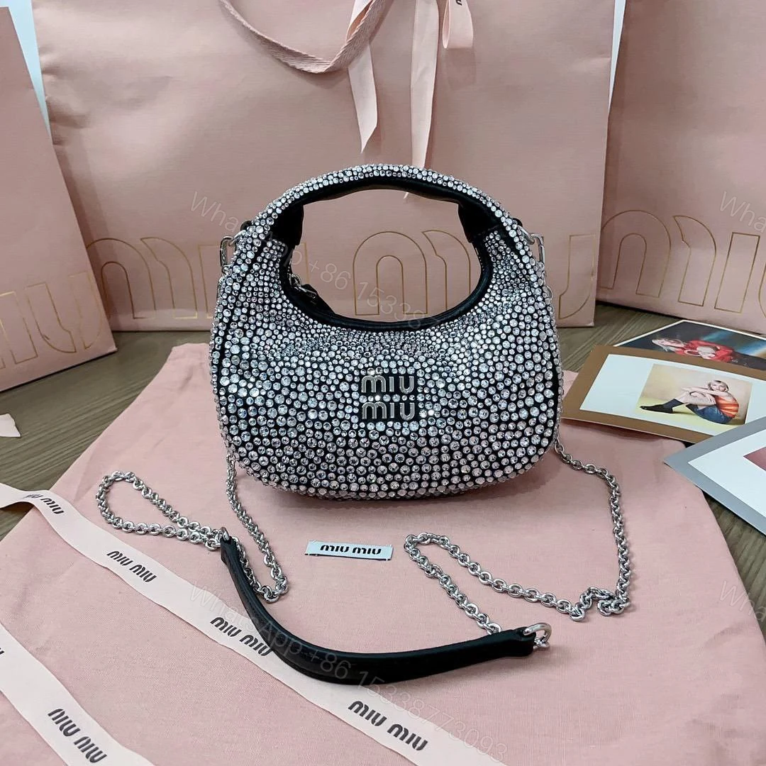 View 2 of Miu Miu Wande Embellished Mini Bag