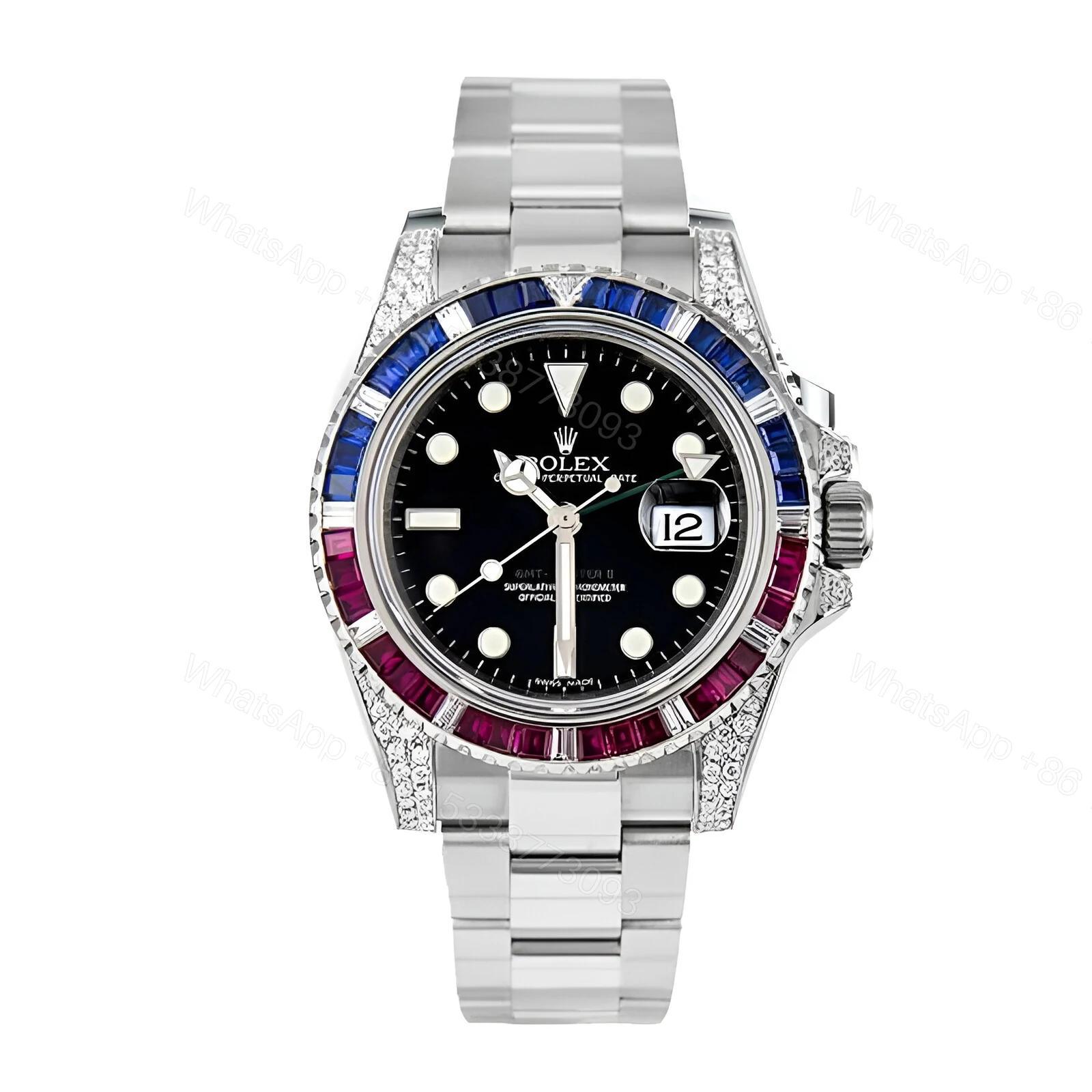 Rolex Diamond Bezel Replica — view 1