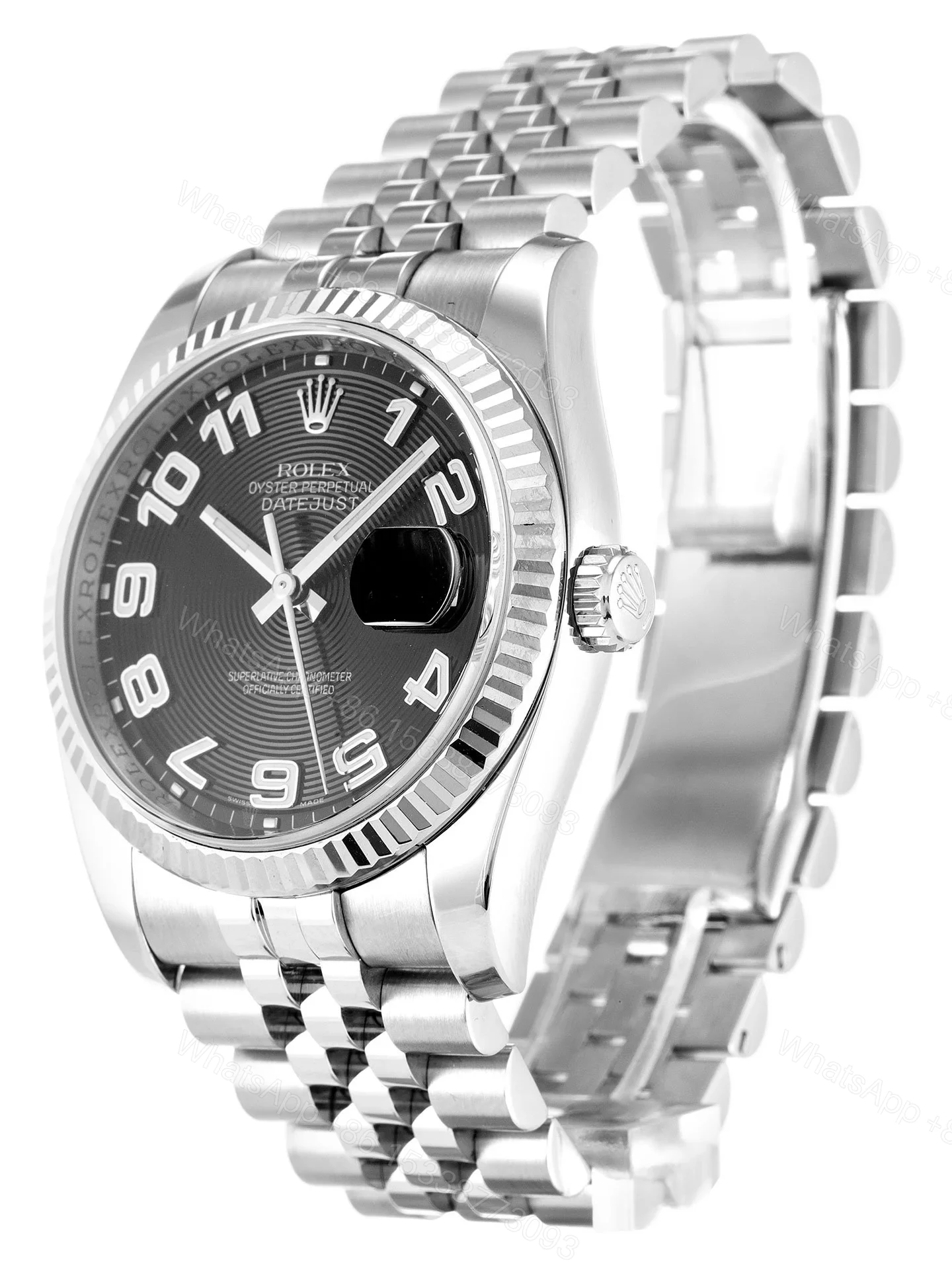 View 2 of Replica Rolex Datejust Black Dial 116234 36 mm