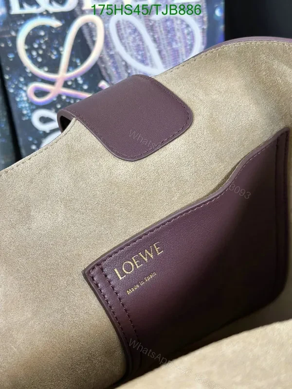 View 29 of Loewe Red Pebble Bucket Bag with Calfskin RA288