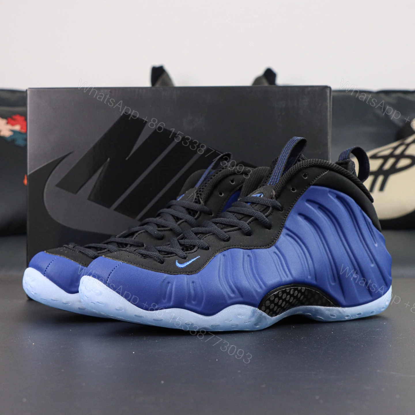 Foamposite One “Deep Royal” — view 1
