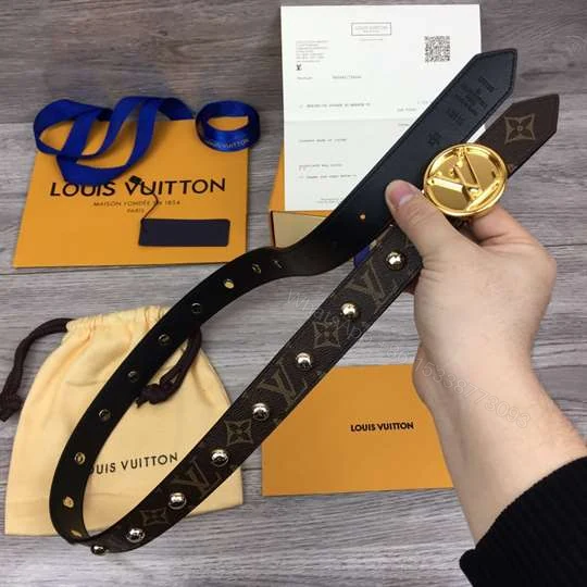 View 3 of LV CIRCLE 30MM BELT – B147