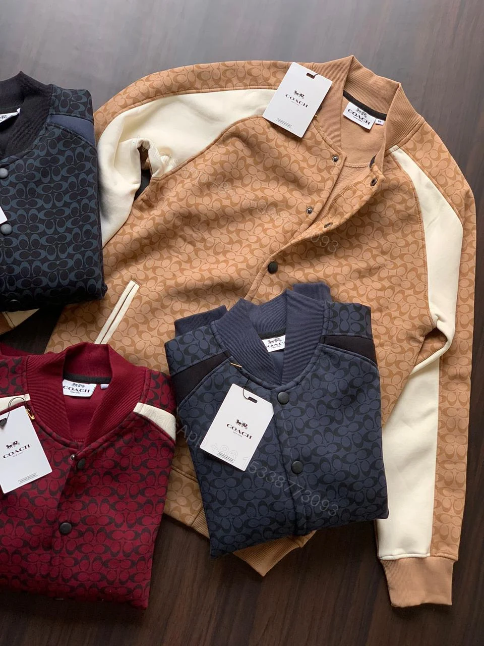 View 9 of FIRST COPY COACH PREMIUM OPEN BUTTONS FLEECE JACKET