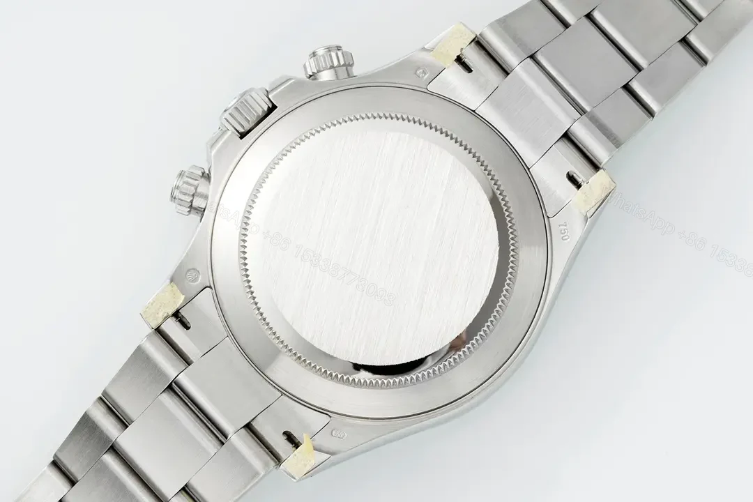View 9 of Exquisite diamond pave daytona replica 40MM Platinum 116576TBR