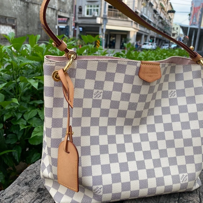 View 3 of Louis Vuitton Graceful PM Damier Azur 35Cm N42249