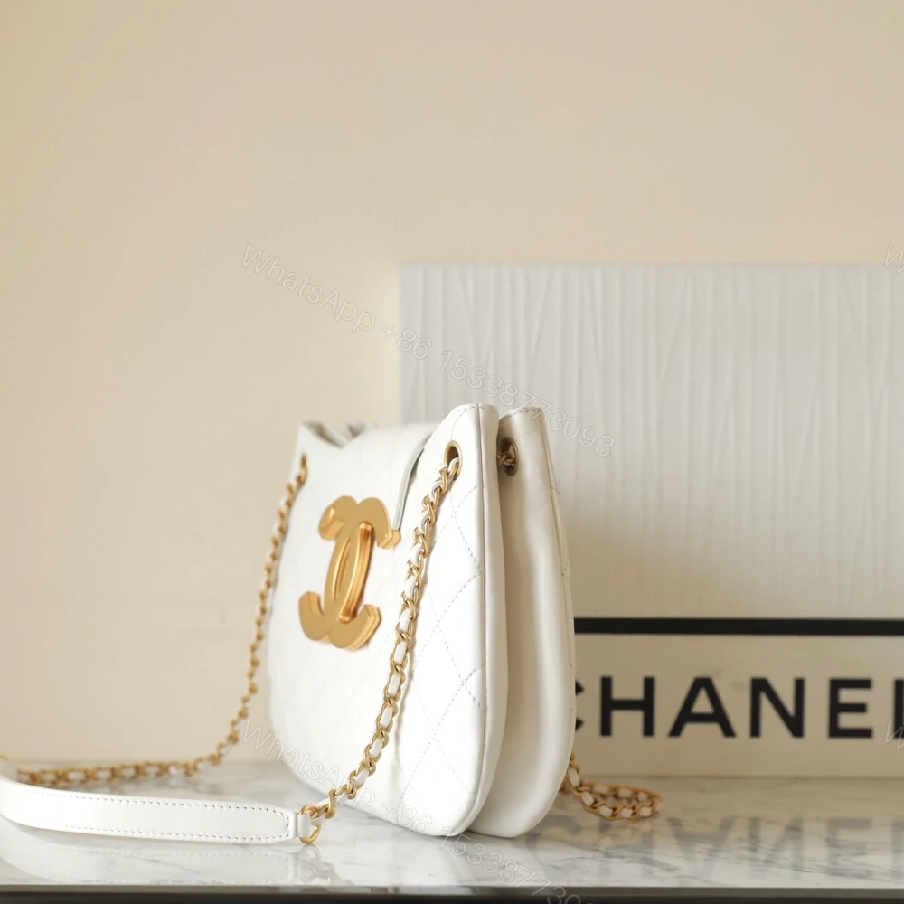 View 5 of 高仿Chanel*24C系列AS4609圓挎包白色大號免檢版