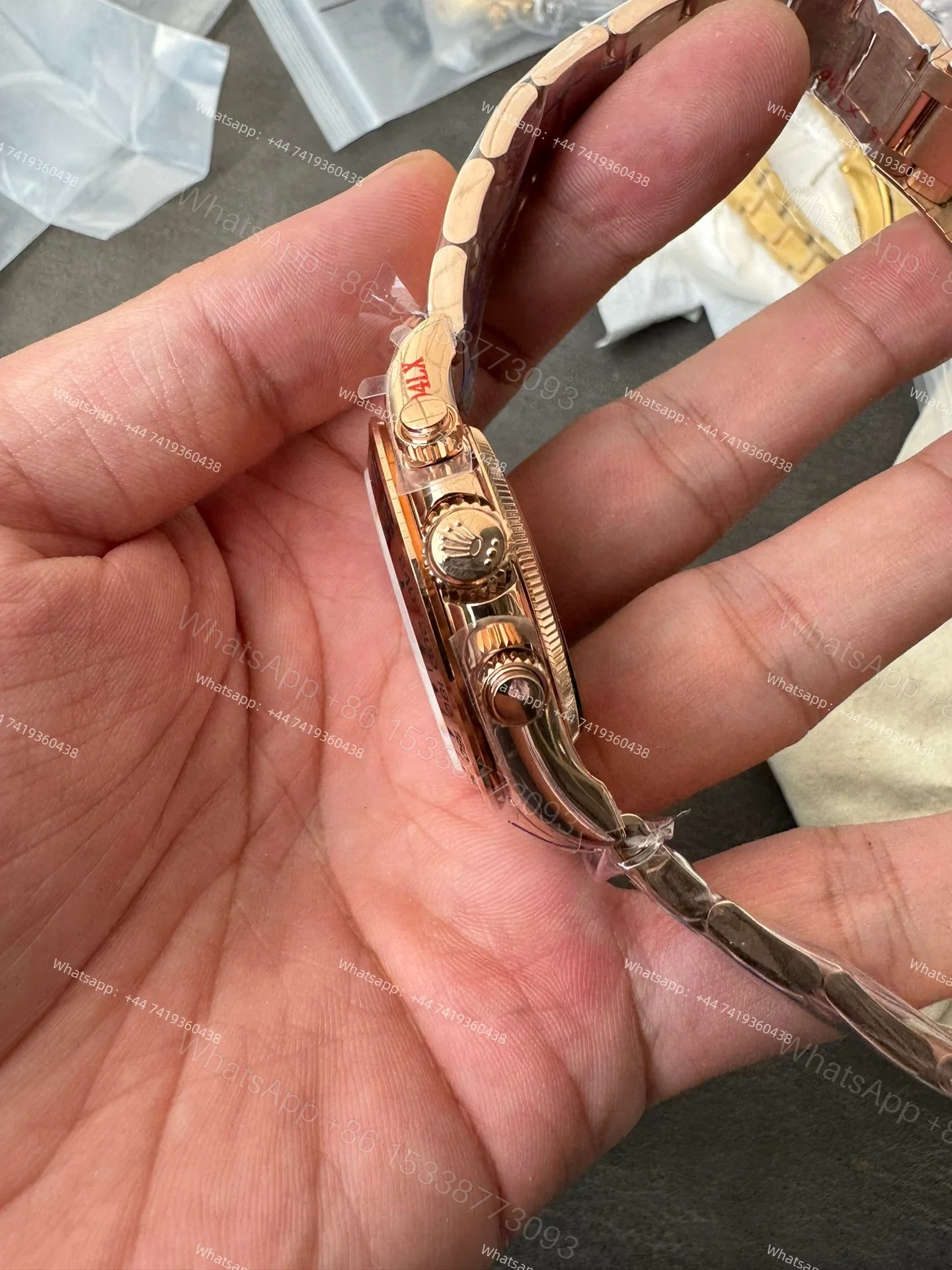 View 10 of Rolex Super Clone Daytona M126505-0003 Rose Gold Dial 4131 Movement