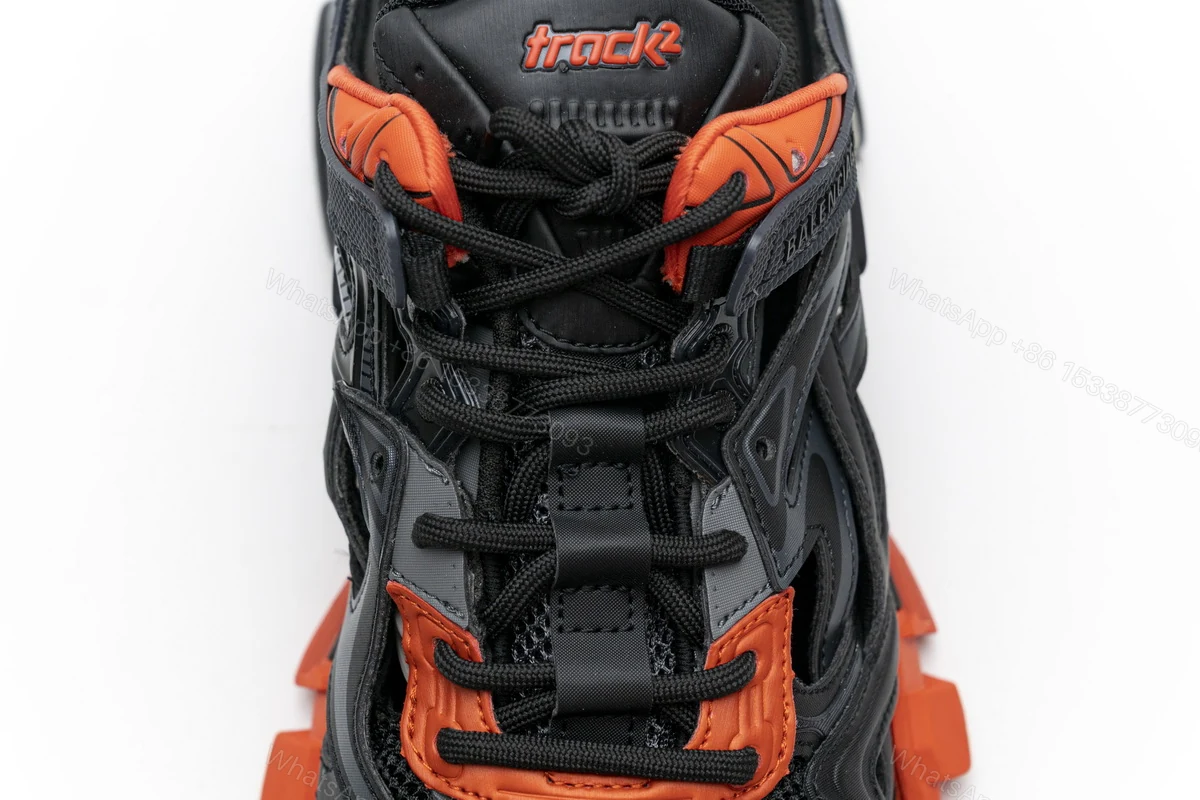View 7 of Balenciaga Track 2 Sneaker Dark Grey Orange 570391 W2GN1 2002