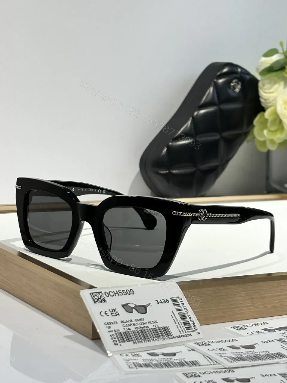 View 6 of Bold Blocky Sunglasses: Modern Chic with Signature Detailing