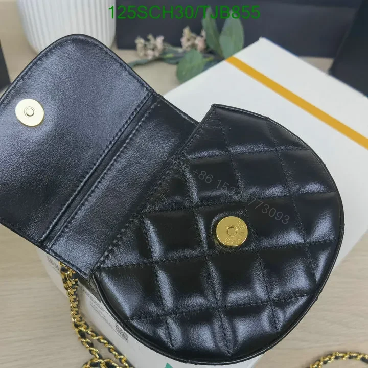 View 7 of Chanel Micro Quilted Pearl Top Handle CC Chain Bag Black MG1234