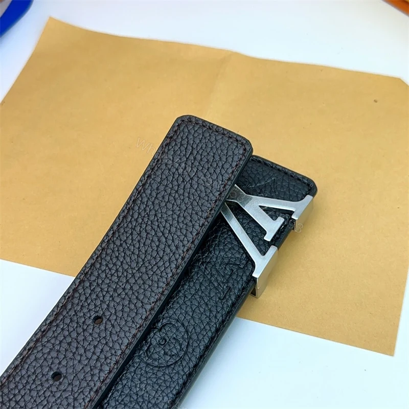 View 5 of LOUIS VUITTON LV DIMENSION 30MM DOUBLE SIDED BELT BLACK M8854U