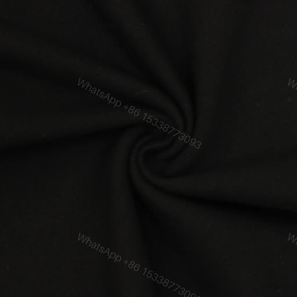 View 3 of Black Knit Crewneck with Signature Check Sleeves, Slim Fit, Luxury Casual