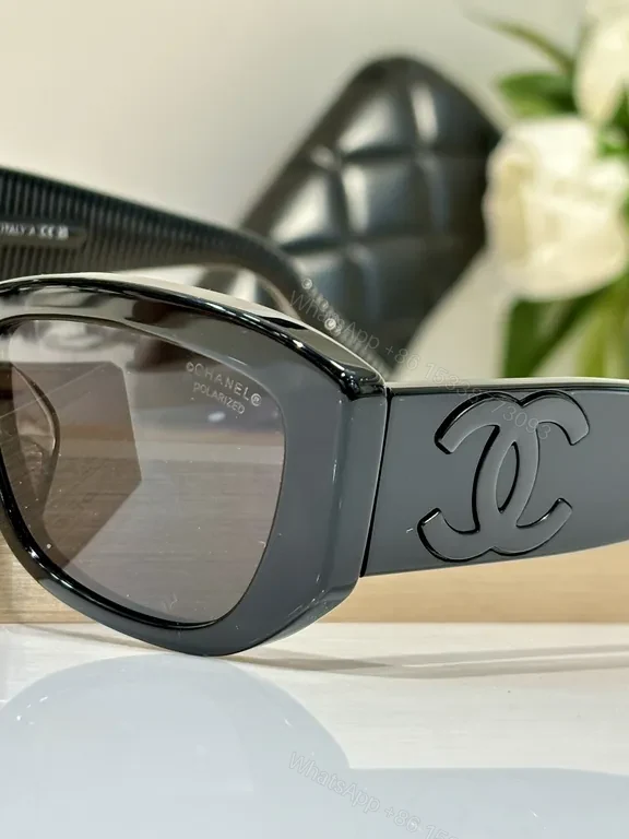 View 4 of Soft Blush Acetate Sunglasses â€“ Luxe Signature Hardware, UV400 Shield