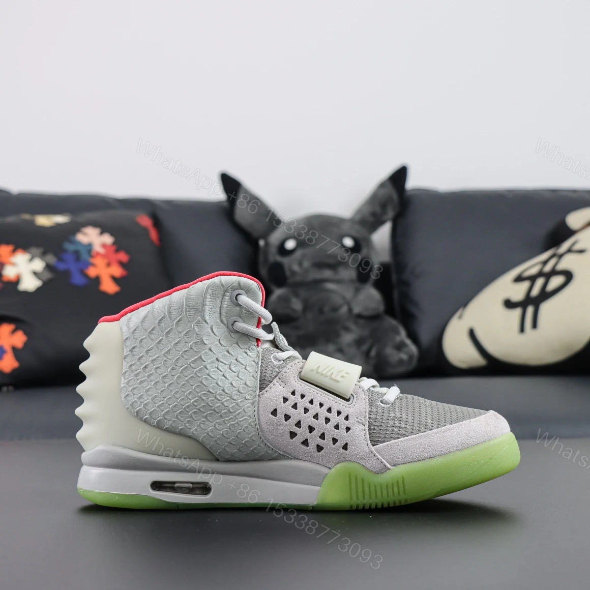 View 2 of Nike Air Yeezy 2 Nrg Pure Platinum Reps