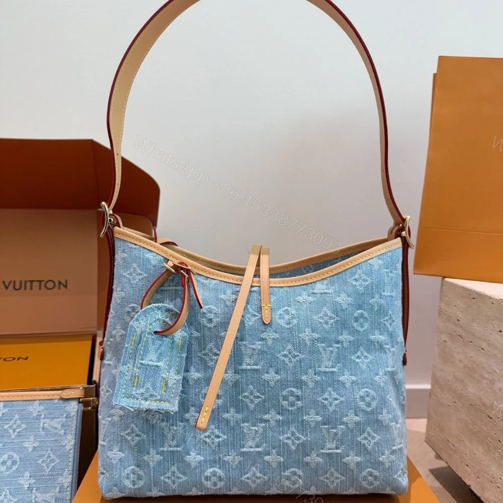 View 2 of Louis Vuitton Carryall PM Blue 30Cm