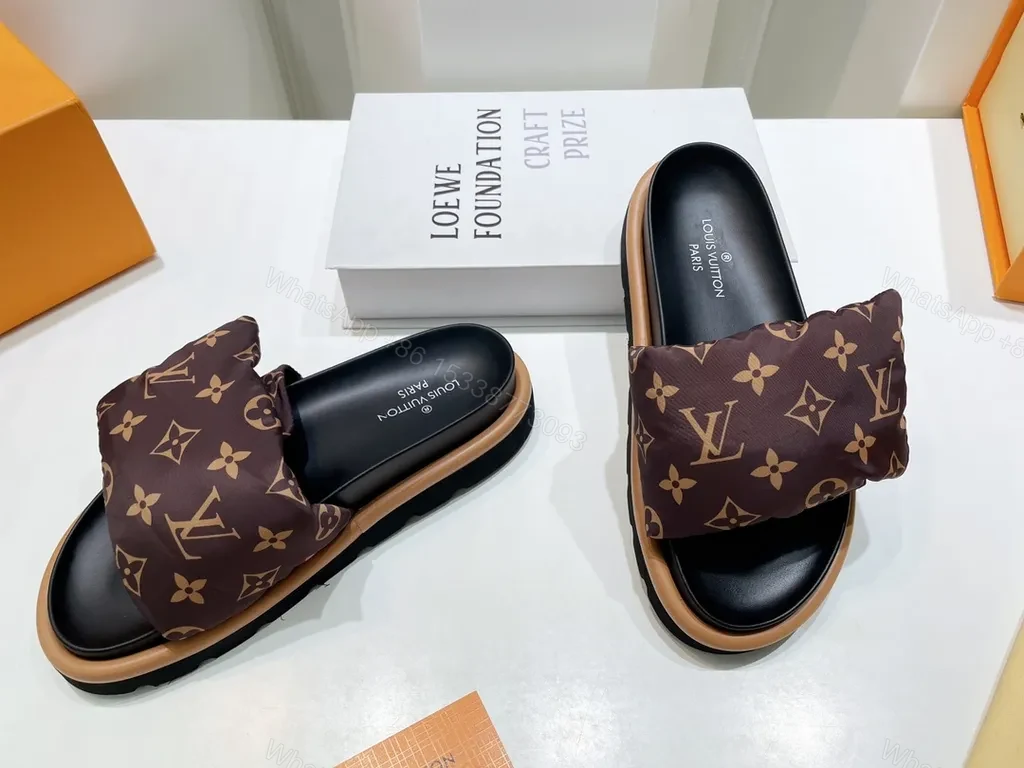 View 2 of Louis Vuitton Monogram Slides â€” All-Day Comfort, Luxury Craftsmanship