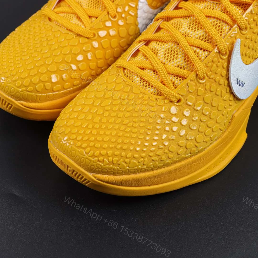 View 4 of Off White Kobe 6 Protro Yellow Reps