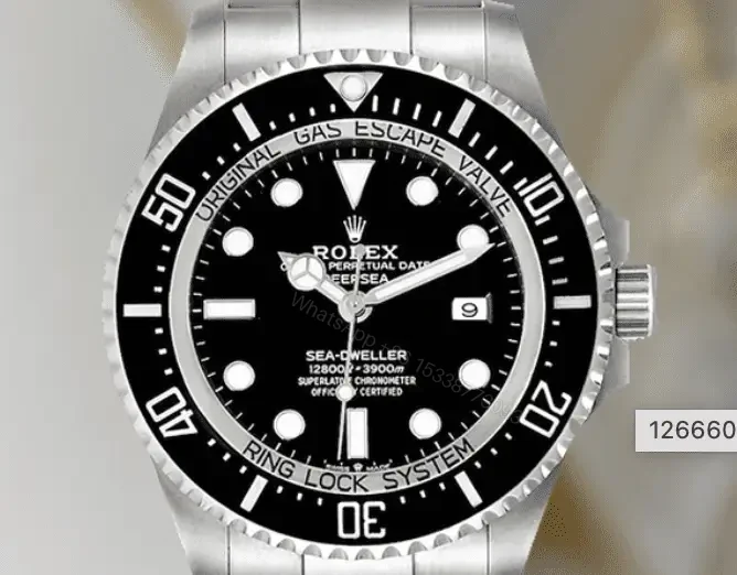 View 3 of 2022 Deepsea Rolex Black Dial Replica