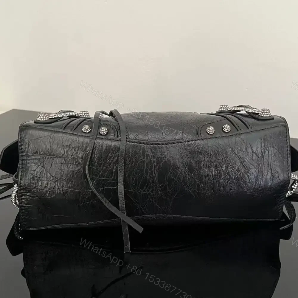 View 5 of 高仿Balenciaga*NeoCagole系列機車包黑色