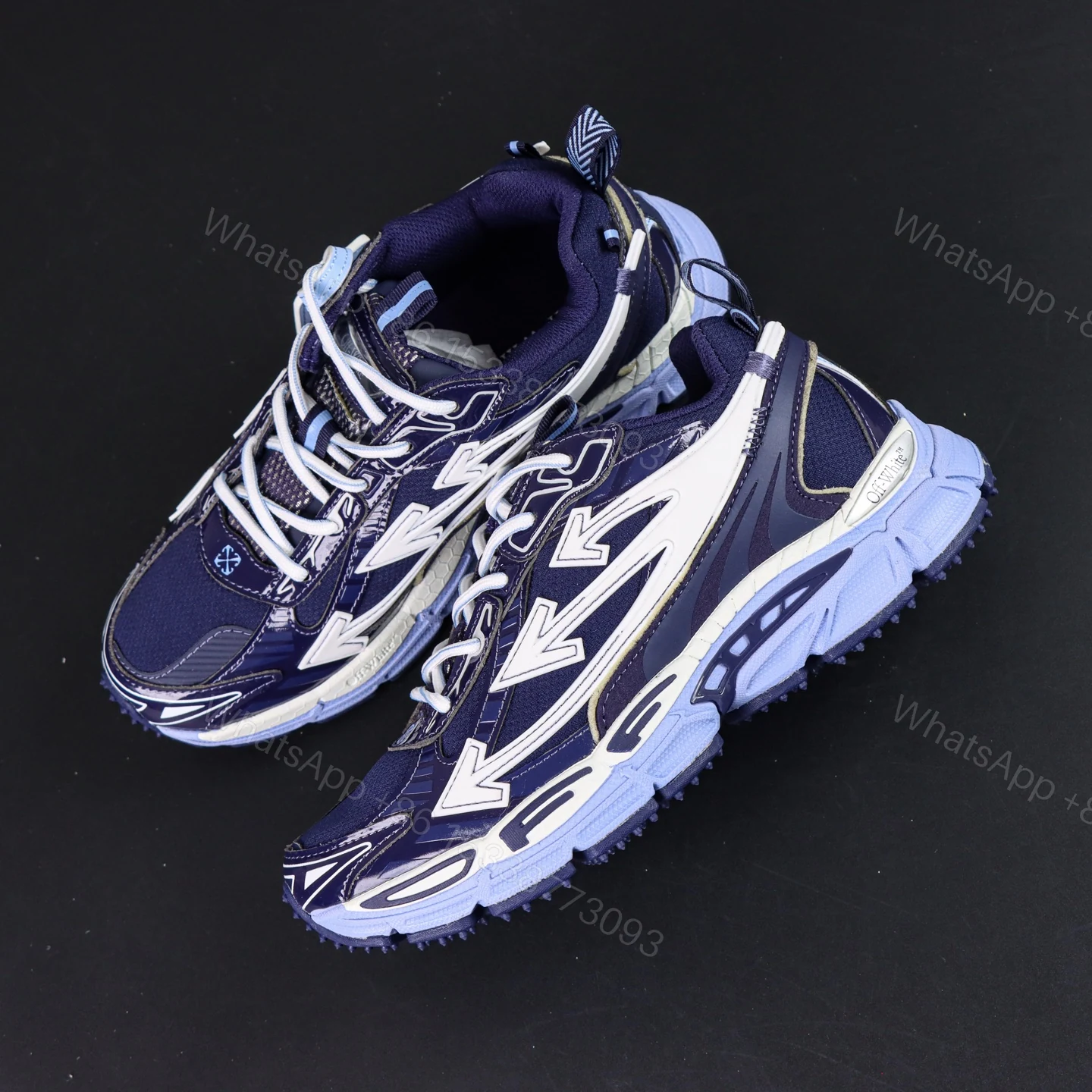 View 8 of Off White Be Right Back Navy Blue