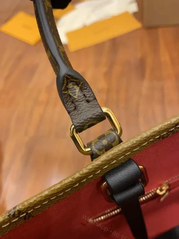 View 7 of Olive Monogram Tote â€” LV-Coated Canvas, All-Day Versatility