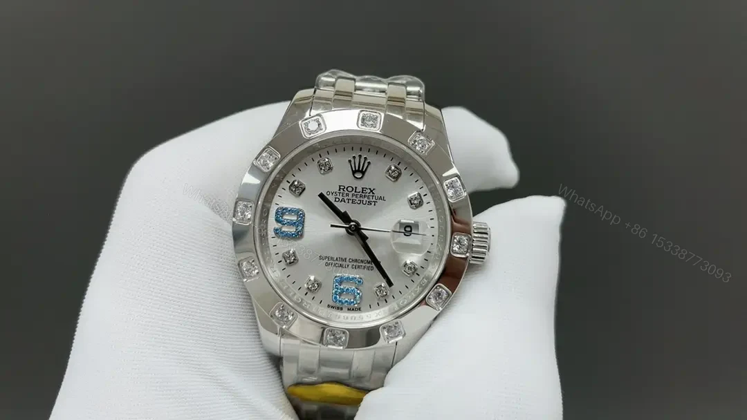 View 3 of Rolex Lady-Datejust Pearlmaster Mother of Pearl Diamond Edition 29mm RLX-LDJ-PM-MOP-DIA29