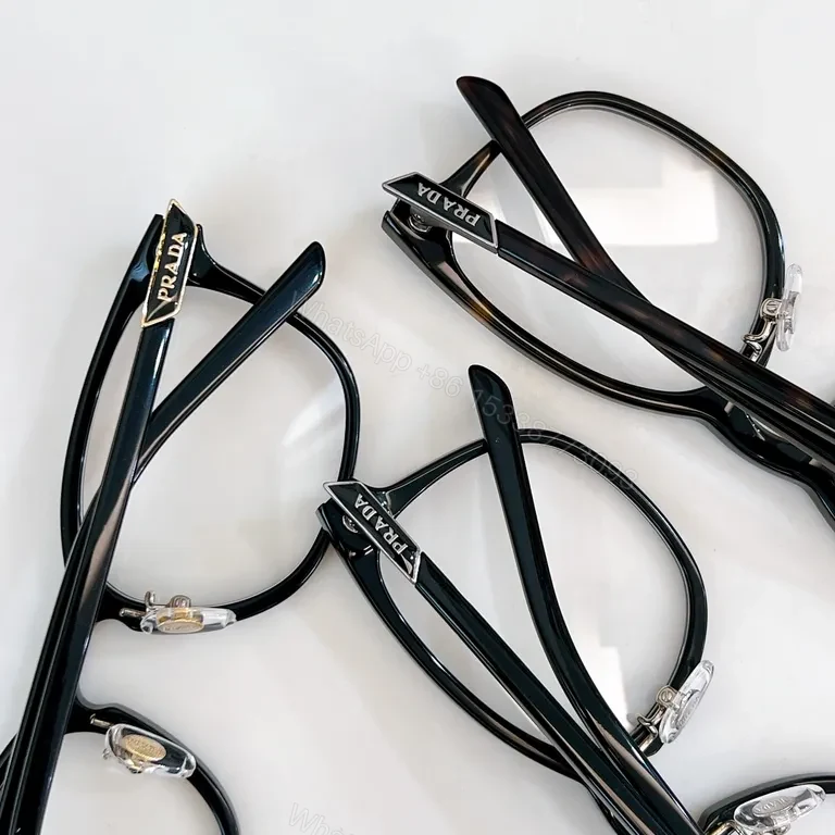 View 4 of Transparent-Frame Prada Eyeglasses: Ultra-Refined Everyday Clarity