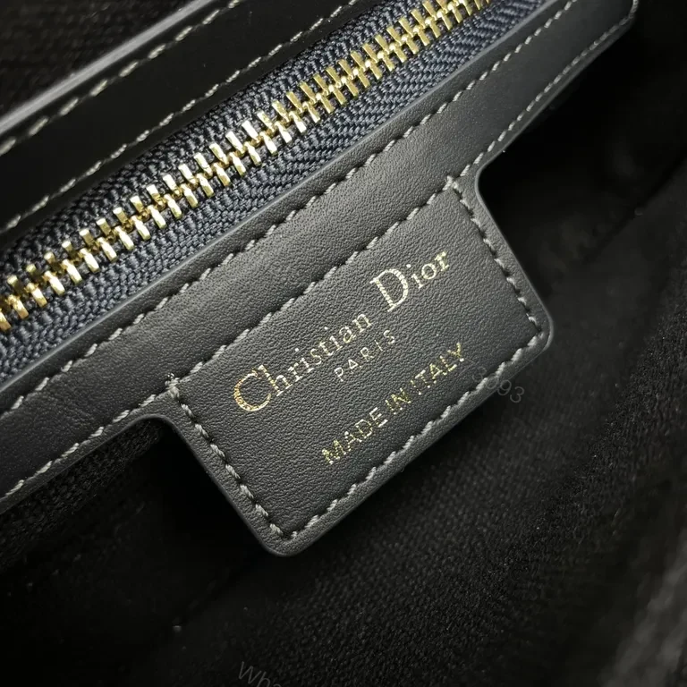 View 9 of Chic Dior Monogram Crossbody with Gold Hardware