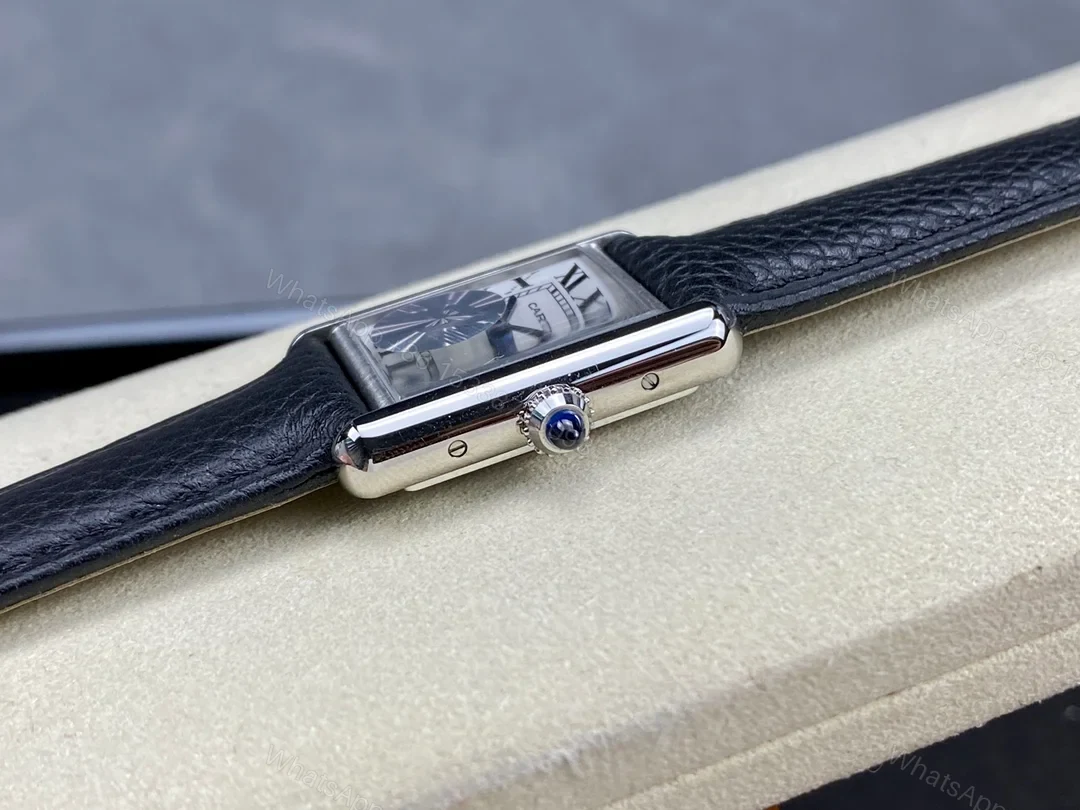 View 6 of Cartier Tank Must Extra Large Automatic Stainless Steel Silver WSTA0040