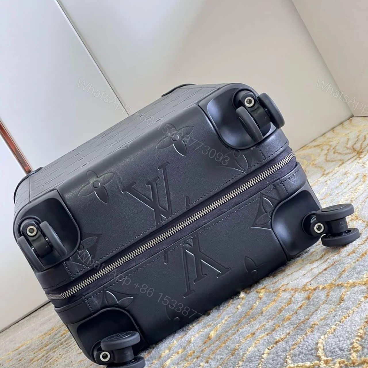 View 6 of Louis Vuitton Horizon 55 Carry On Suitcase Monogram Empreinte Giant Black 55Cm M46115