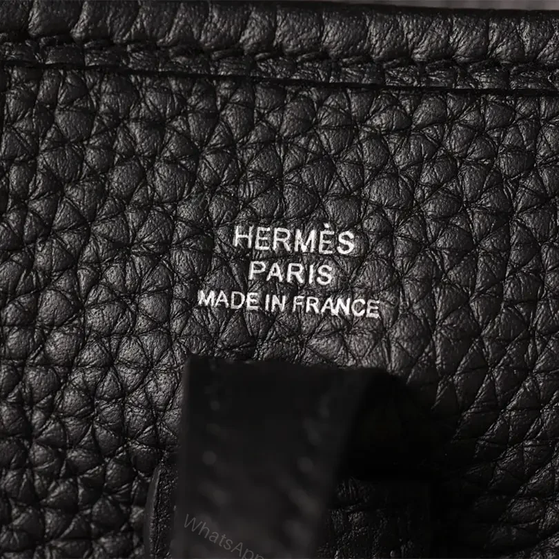 View 9 of 高仿Hermes*Evelyne16黑色銀扣免檢版