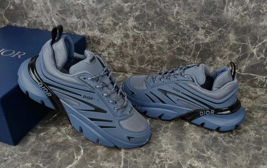 View 8 of Blue-Quarry Luxe Sneaker: Modern Comfort & Dior Detail (60)