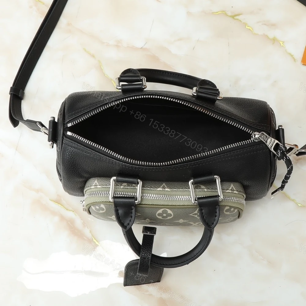 View 9 of Louis Vuitton Keepall Bandoulière 25 Bag Black 25Cm