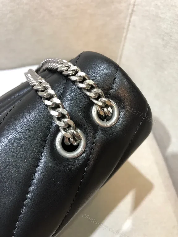 View 4 of Quilted Calfskin Black Flap Bag: Everyday Luxury Crossbody