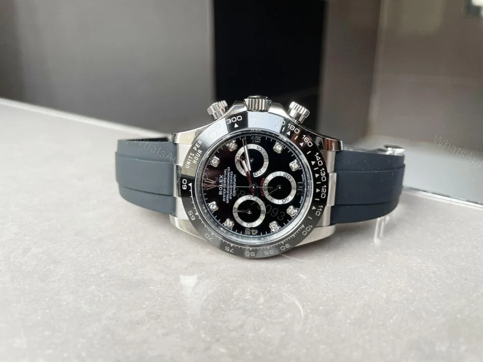 View 5 of BTF factory 1:1 Rolex Daytona SS116500LN Best Black Dial Diamond Markers A4130