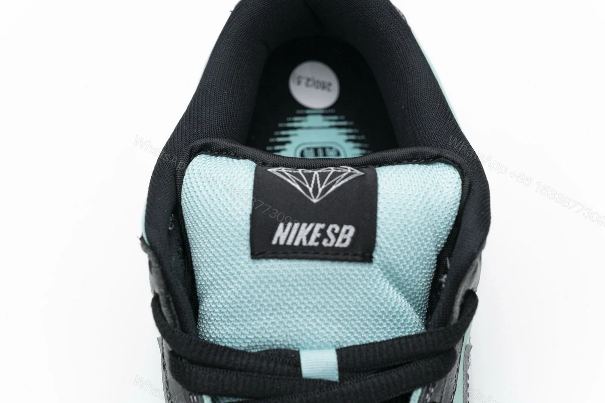 View 4 of Nike Dunk SB Low Diamond Supply Co. Aqua Blue 304292-402
