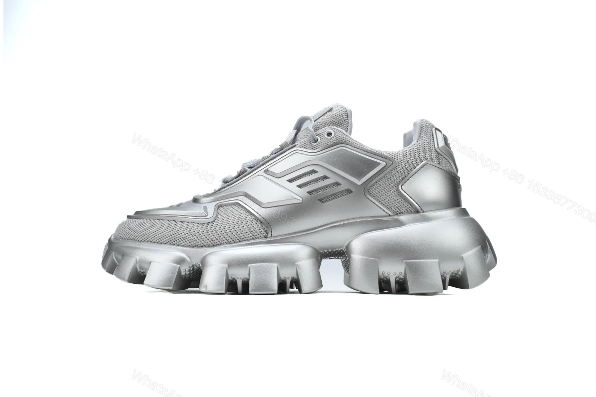 View 6 of Prada Sneakers Silvery