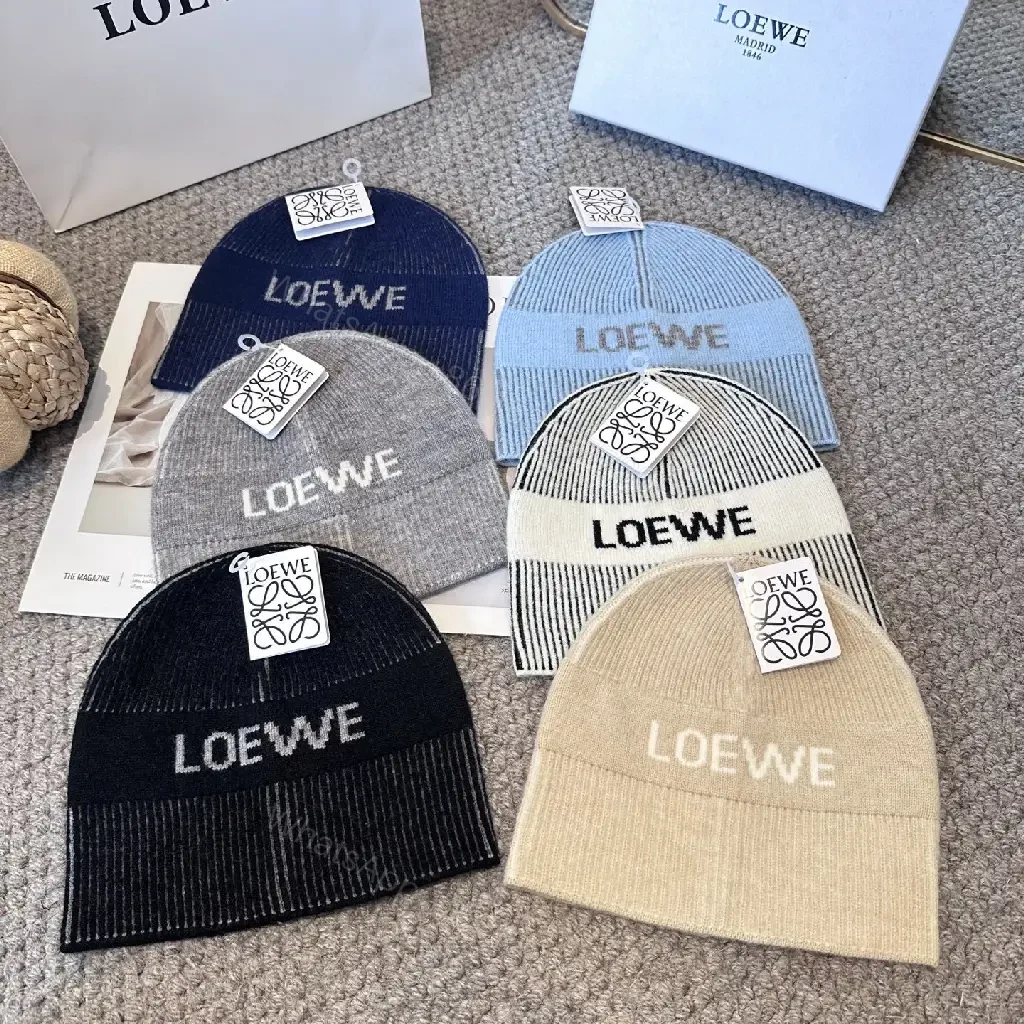 View 8 of Beige Knit Beanie – Subtle Logo, Lux Minimalist Style, Warmth