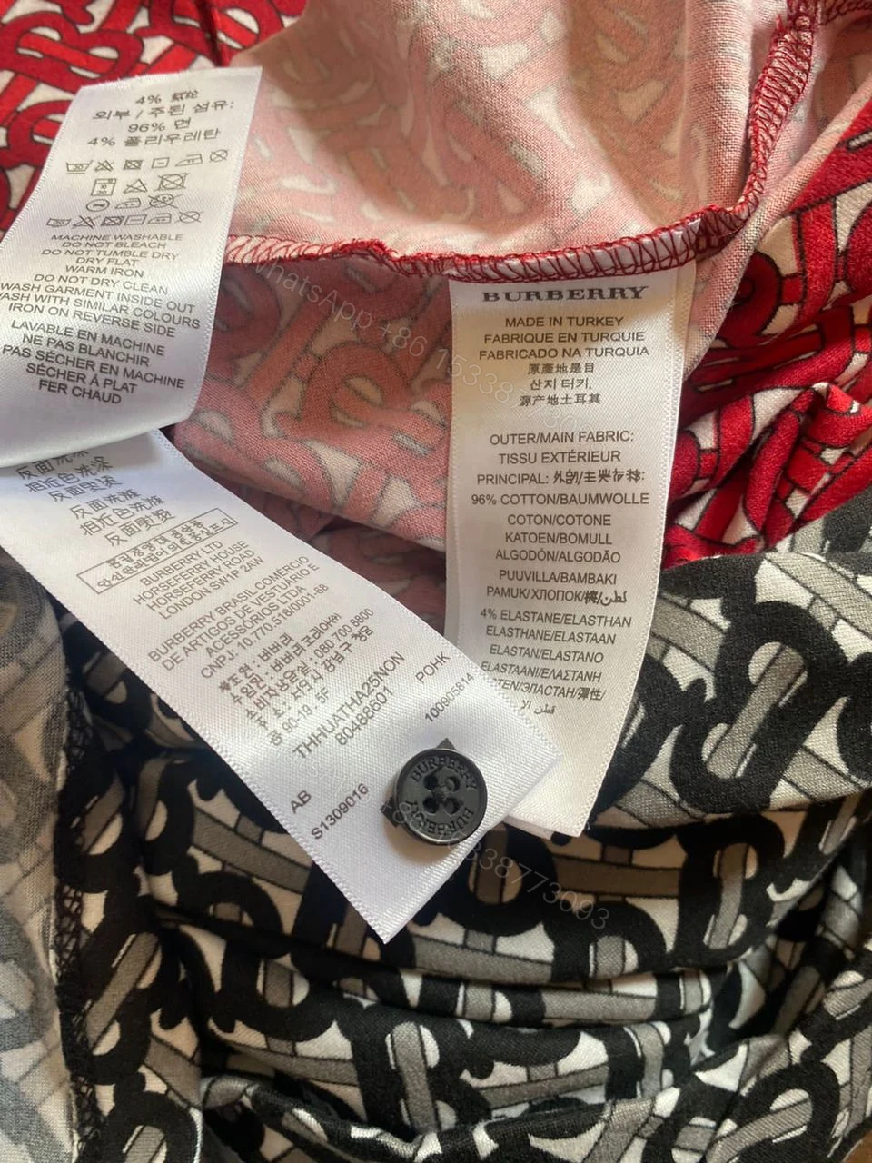 View 6 of FIRST COPY BURBERRY FORMAL CASUAL IMPORTED SUMMER POLO T-SHIRT (Copy)